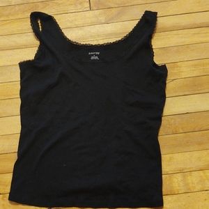 Black Lacy tanktop/camisole